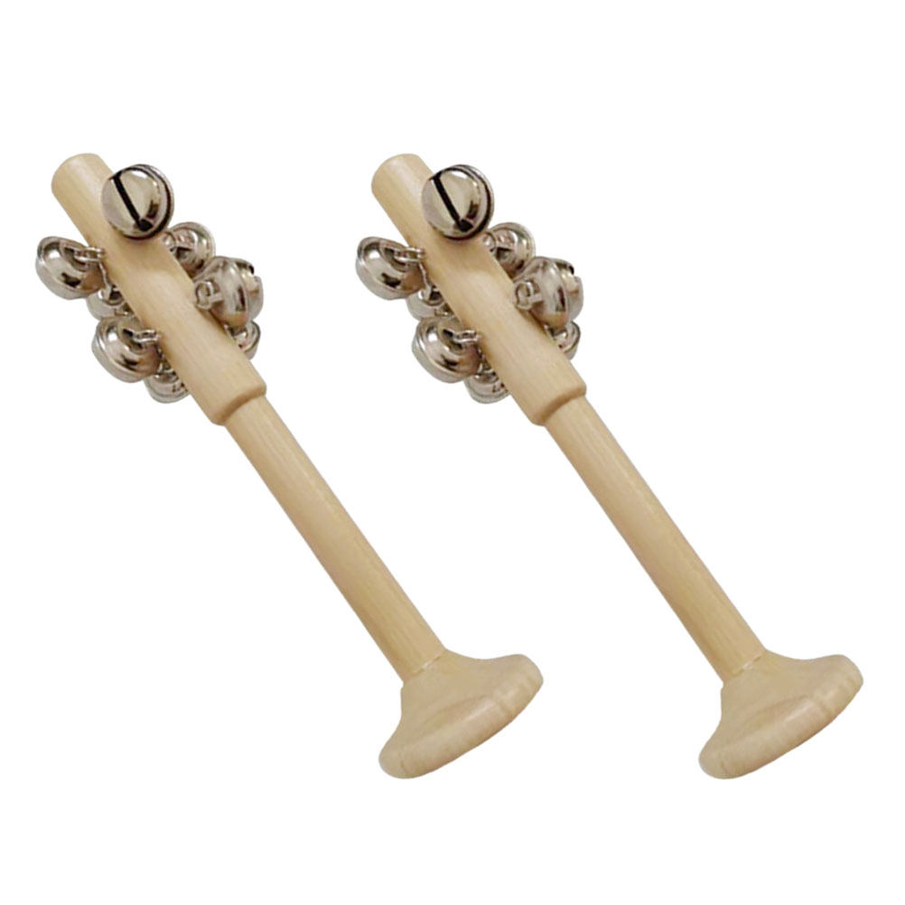 Musical Instrument For Toddlers - 2 adet ahşap çubuk çanları eğitici