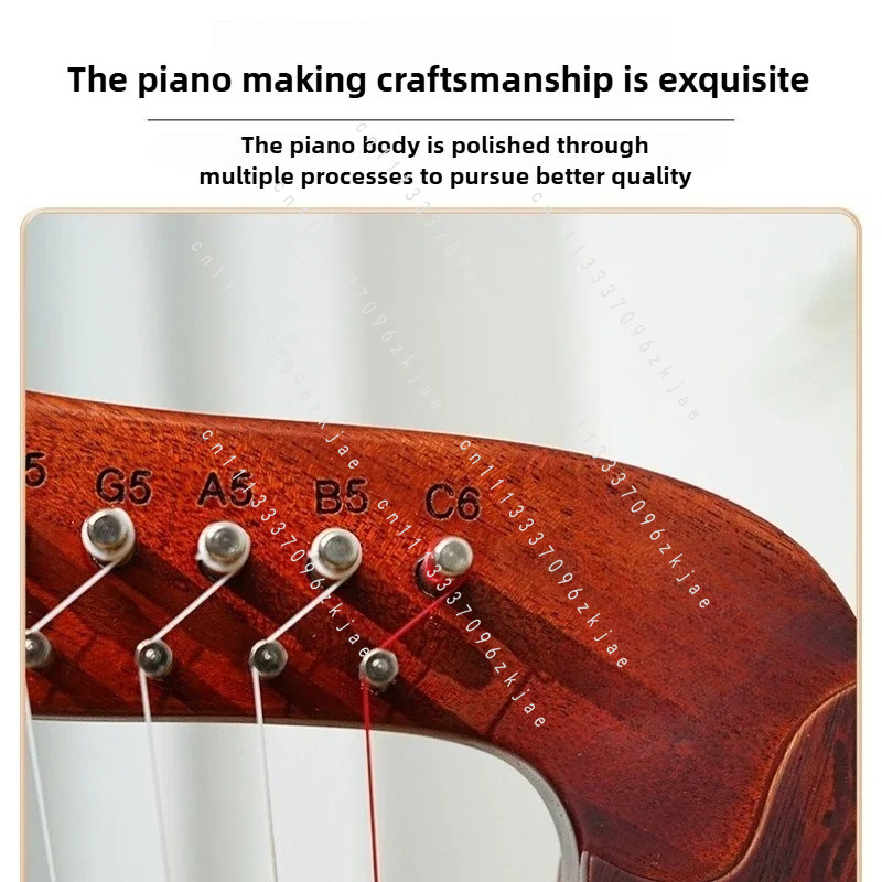 Musical Instrument Strings - El Yapımı 15 Tonlu Arp Ses