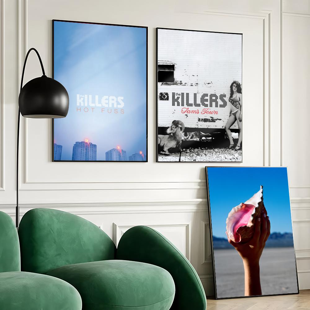 Musical Instrument Poster - Rock grubu K-Killers posteri su geçirmez
