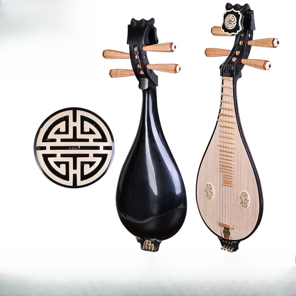 Musical Instruments - 654 Liuqin (Tu Pipa) Catalpa Ahşap