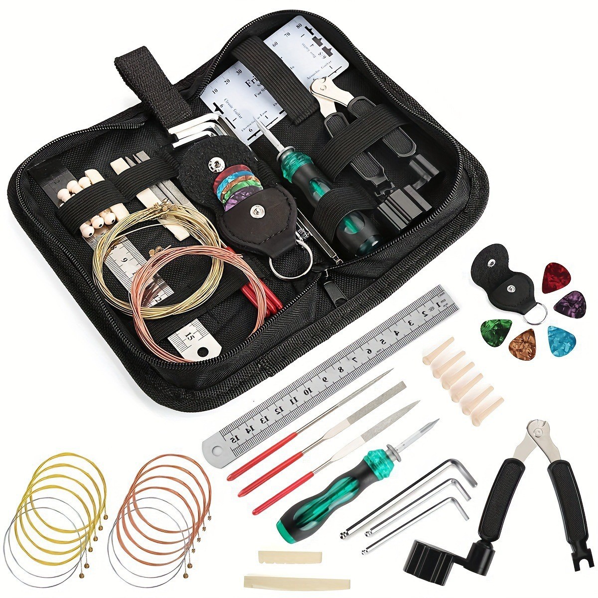 Musical Instrument Repairs - 1 Set Gitar Tamir Aletleri, Yeni
