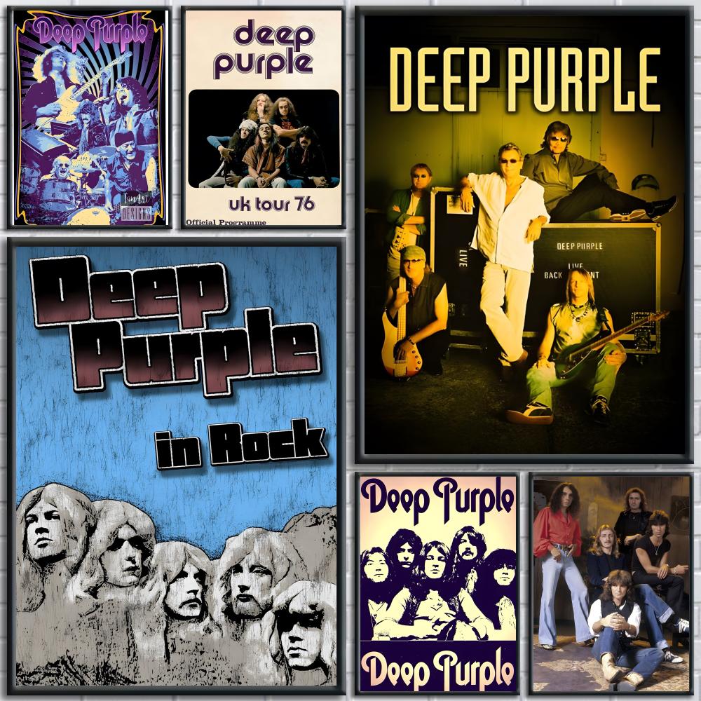 Musical Instrument Poster - Hard Rock Band Müzik-Deep Purple-A Poster