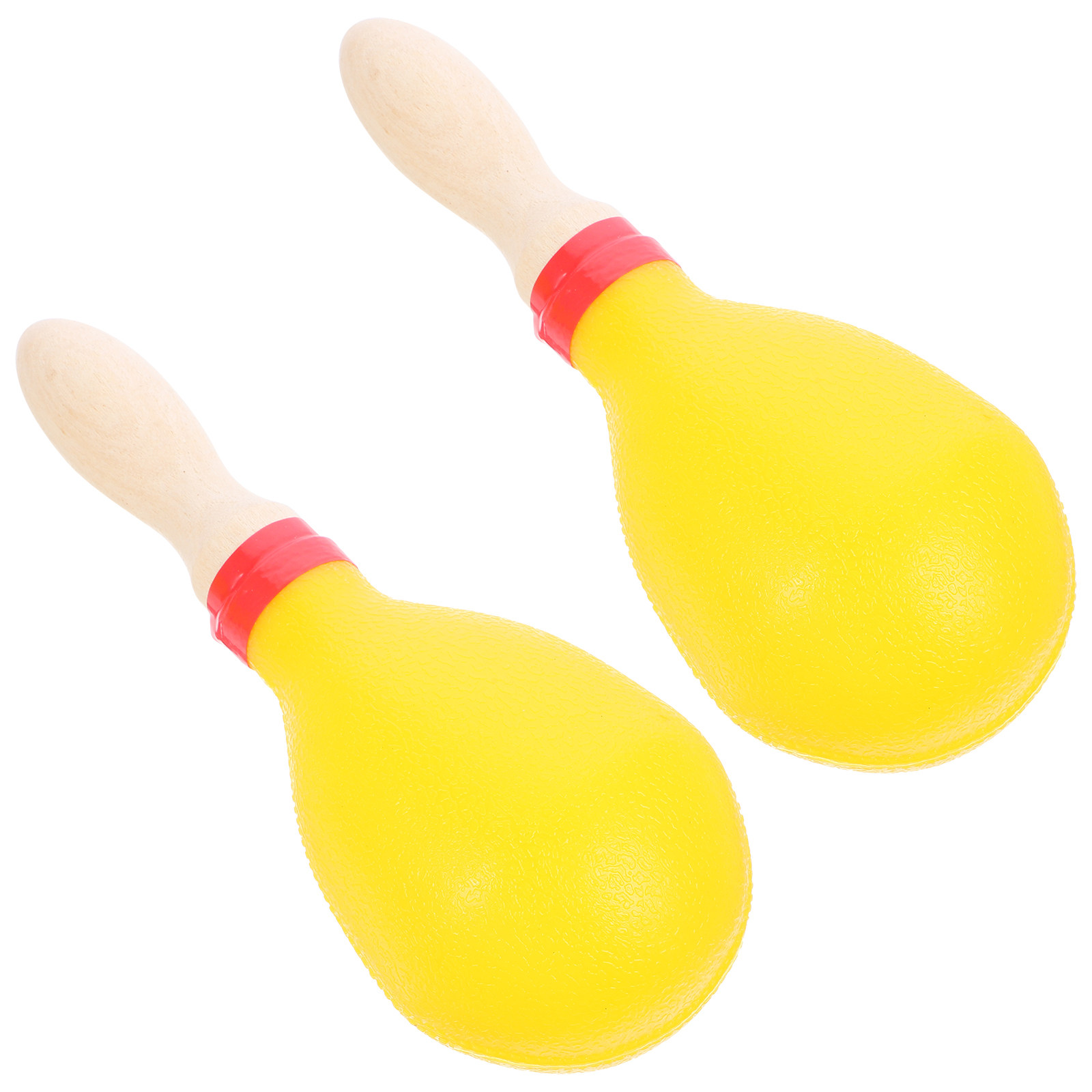 Musical Instrument For Toddlers - 1 çift ahşap Marakas çalkalayıcı çocuklar