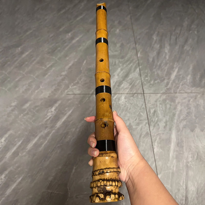 Shakuhachi Bamboo Flute - 5 Delikli Shakuhachi Bambu Japon Shakuhachi
