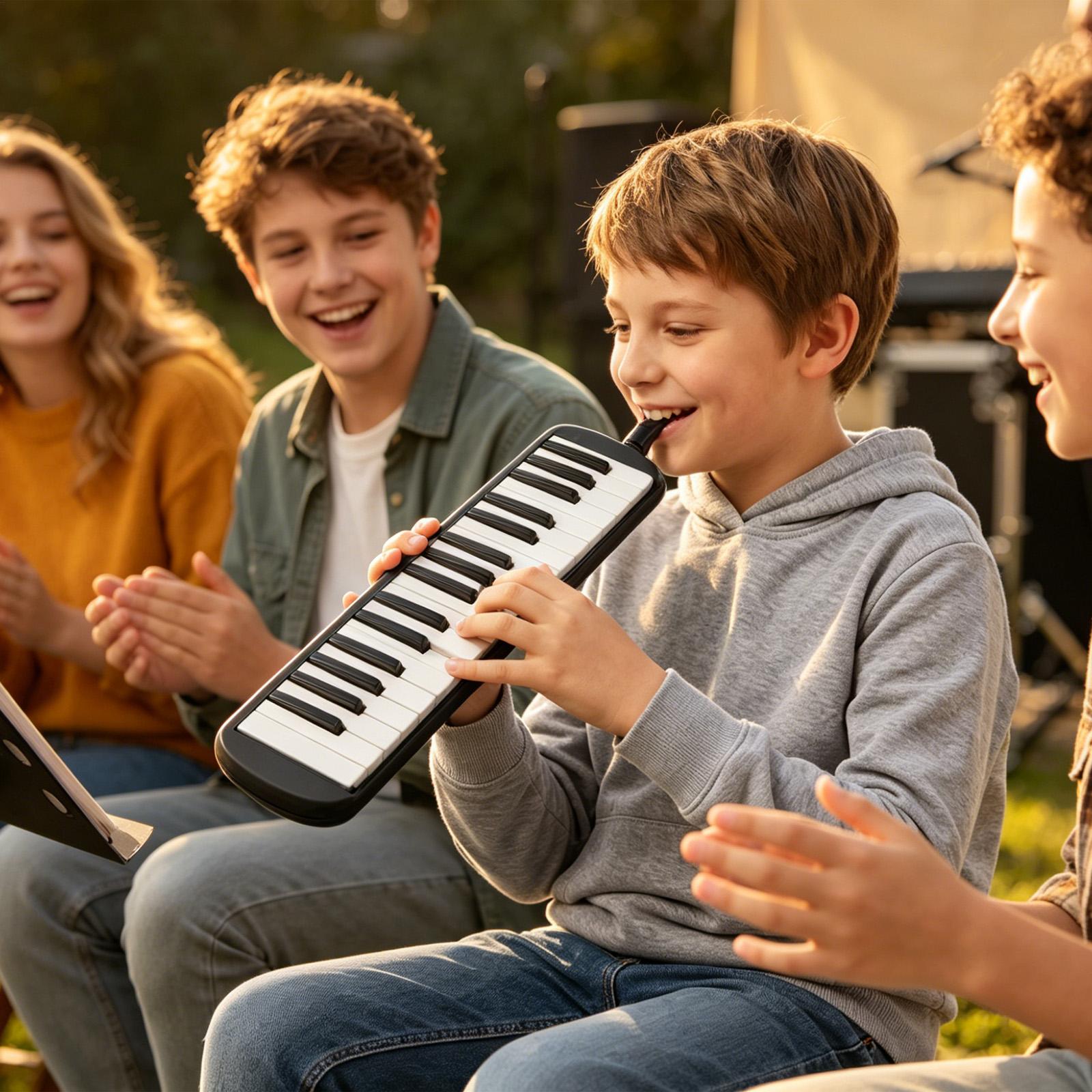 Musical Instrument Youtube - Melodica Enstrüman 32 Tuşlu Taşınabilir Perküsyon