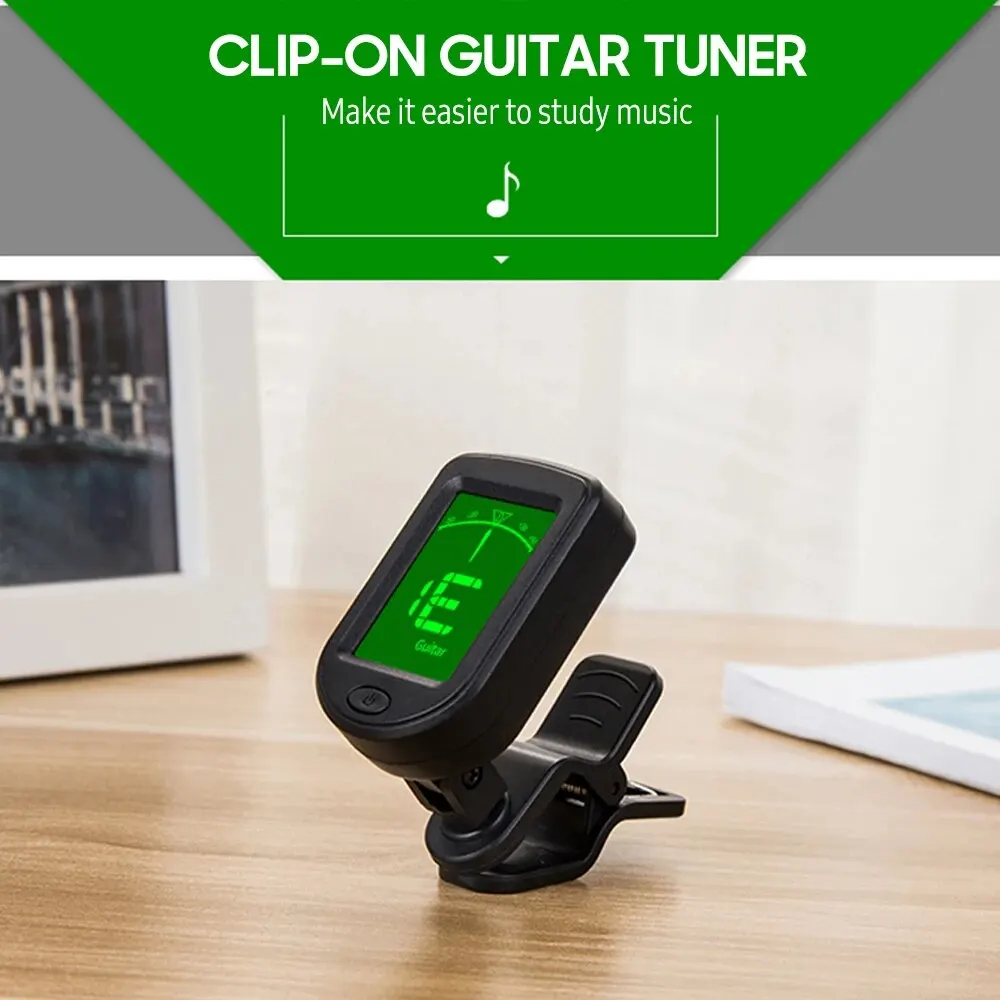 Musical Instrument Art - T-02 gitar tuner klipsli kromatik dijital