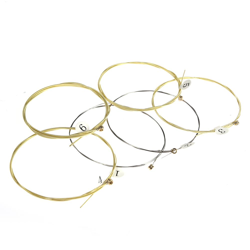 Musical Instrument Strings - 6 adet/takım evrensel akustik gitar teli