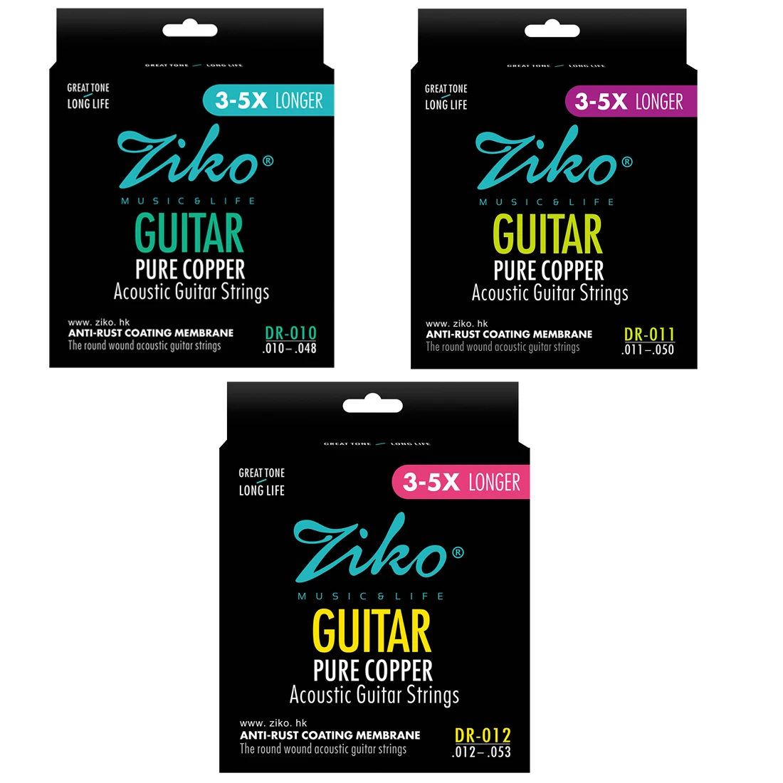 Musical Instrument Strings - ZIKO akustik gitar teli kırmızı bakır