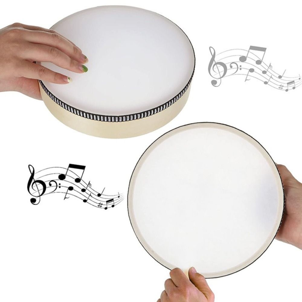 Musical Instrument For Toddlers - Hediye 4/6/8/10 inç ahşap el davulu
