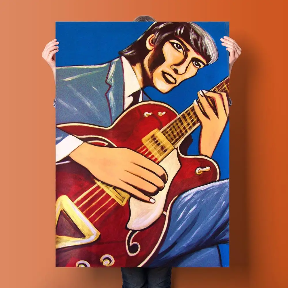 George Harrison klasik Rock St - Musical Instrument Poster incelemesi ve fiyatı