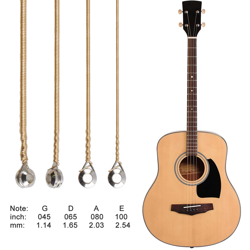 4 dizeleri akustik bas ANTI-pa - Musical Instrument Strings incelemesi ve fiyatı