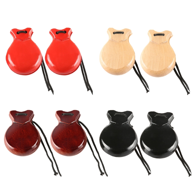 2 adet ahşap İspanyol Castanet - Castanet Flamenco incelemesi ve fiyatı