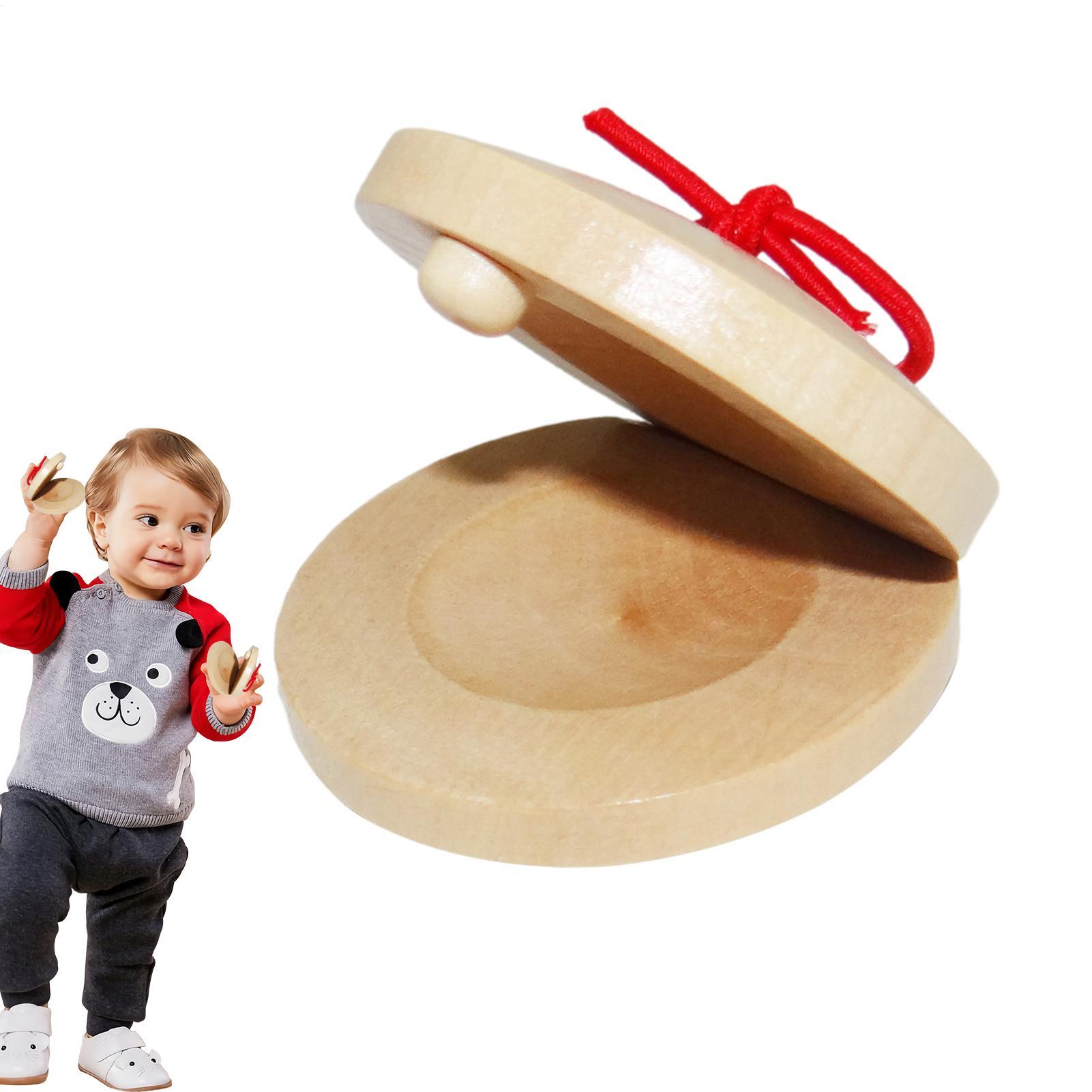 Ahşap Kastanyetler Çocuklar İç - Musical Instrument For Toddlers incelemesi ve fiyatı