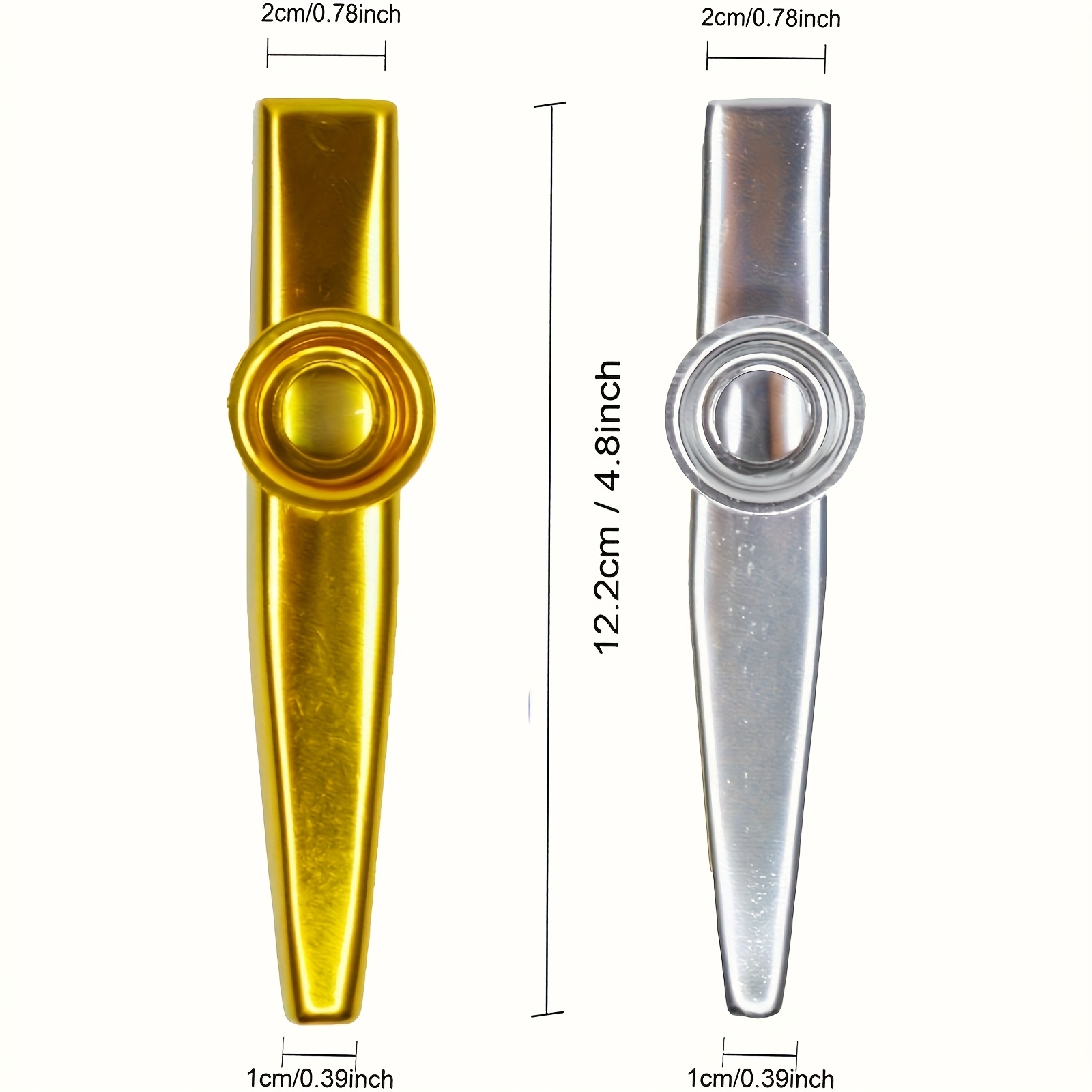 7 adet Metal Kazoos Basit Tasa - Musical Instrument Art incelemesi ve fiyatı