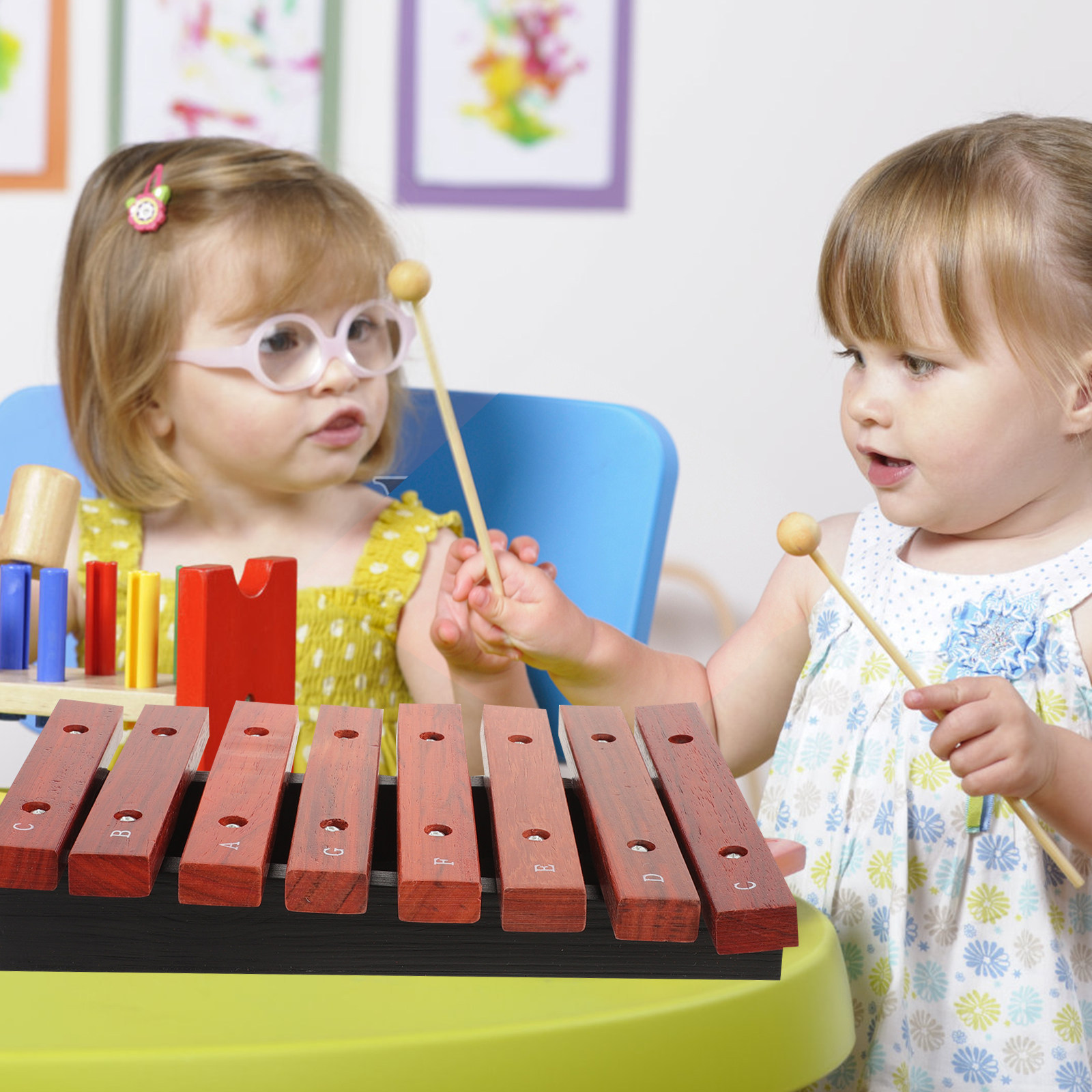 8-Note Ahşap Ksilofon Hafif Ta - Musical Instrument For Toddlers incelemesi ve fiyatı