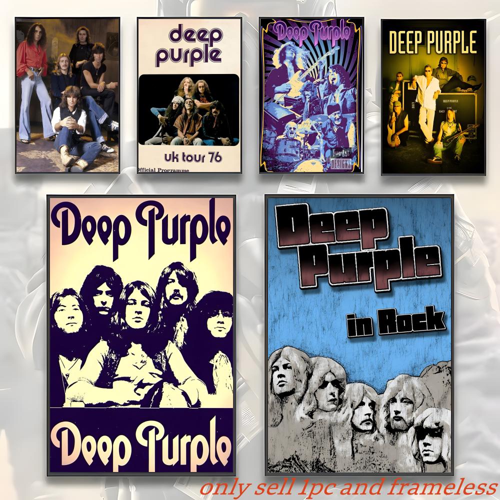 Hard Rock Band Müzik-Deep Purp - Musical Instrument Poster incelemesi ve fiyatı