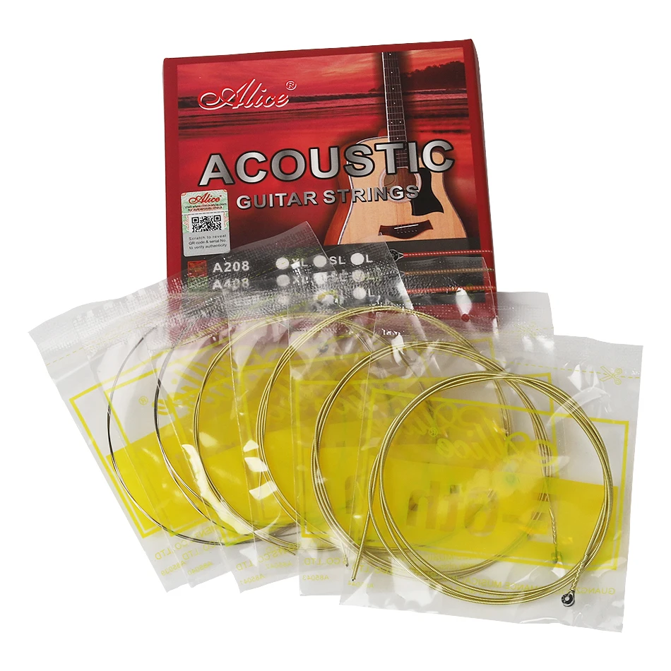 Alice A408 Tam set Akustik Git - Musical Instrument Strings incelemesi ve fiyatı