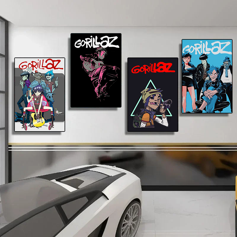 Sanal Karakterler Rock Grubu G - Musical Instrument Poster incelemesi ve fiyatı