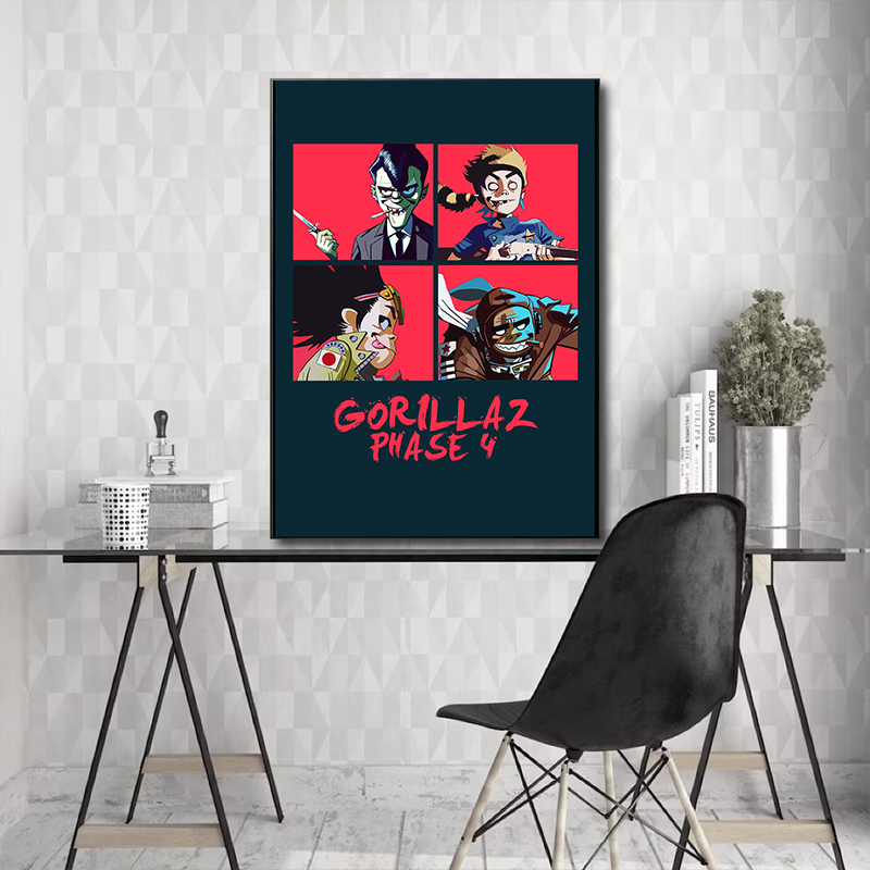 Sanal Karakterler Rock Grubu G - Musical Instrument Poster incelemesi ve fiyatı