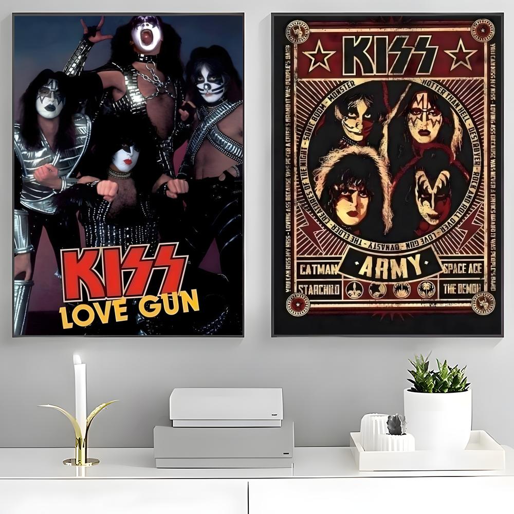 K-Kiss Kraft Rock Band-S Poste - Musical Instrument Poster incelemesi ve fiyatı