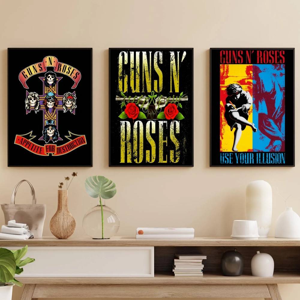 G-Guns Rock Grubu N R-Roses Po - Musical Instrument Poster incelemesi ve fiyatı