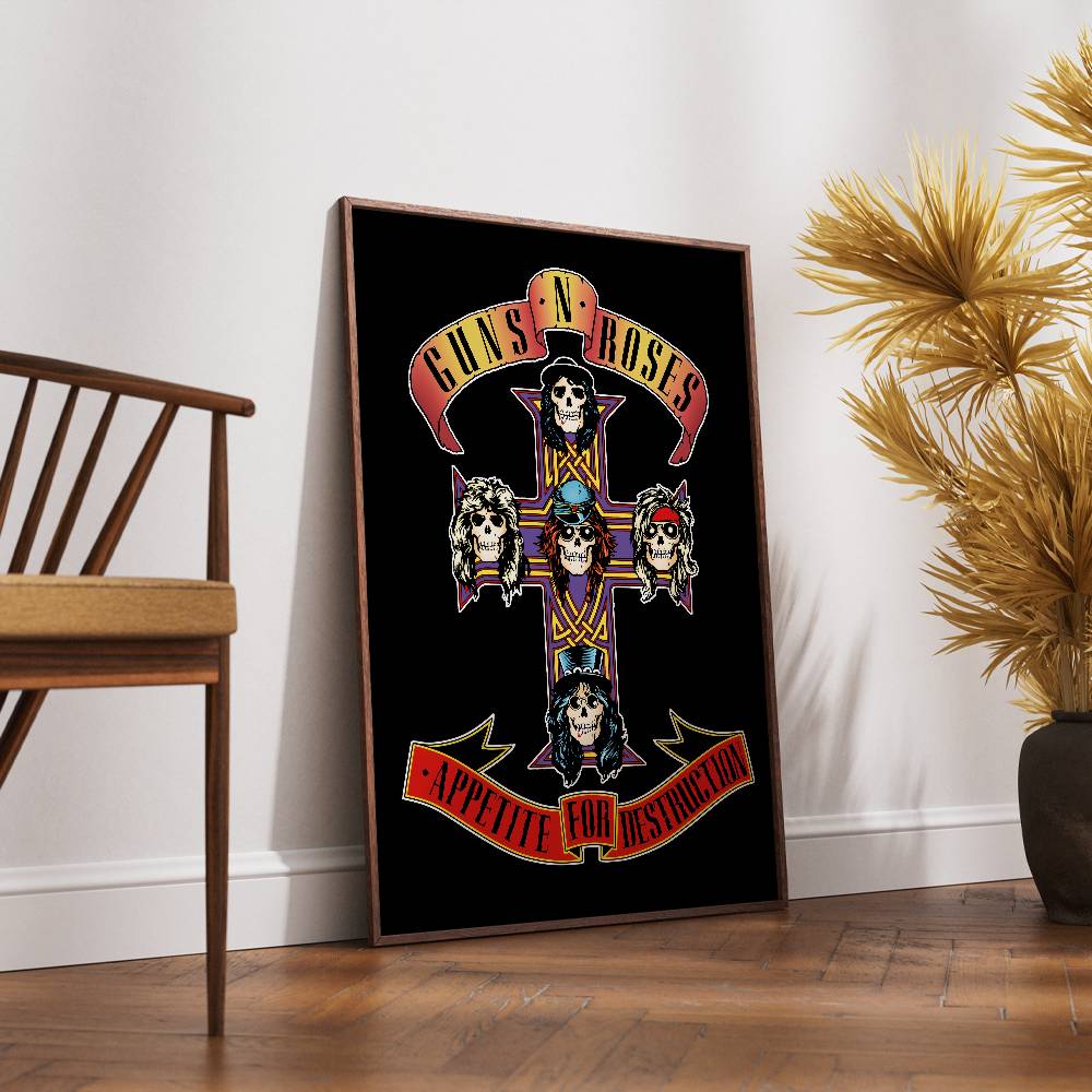 G-Guns Rock Grubu N R-Roses Po - Musical Instrument Poster incelemesi ve fiyatı