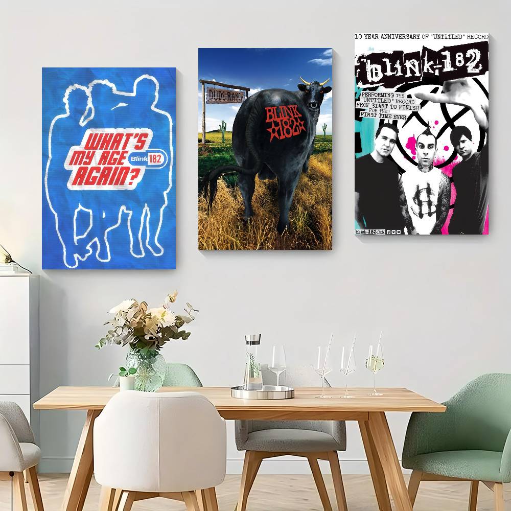 B-Blink 182 Rock Grubu Klasik  - Musical Instrument Poster incelemesi ve fiyatı