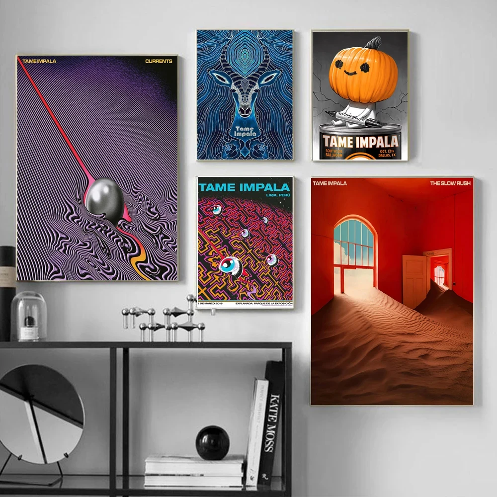 Yeni Tame Impala Psychedelic R - Musical Instrument Poster incelemesi ve fiyatı