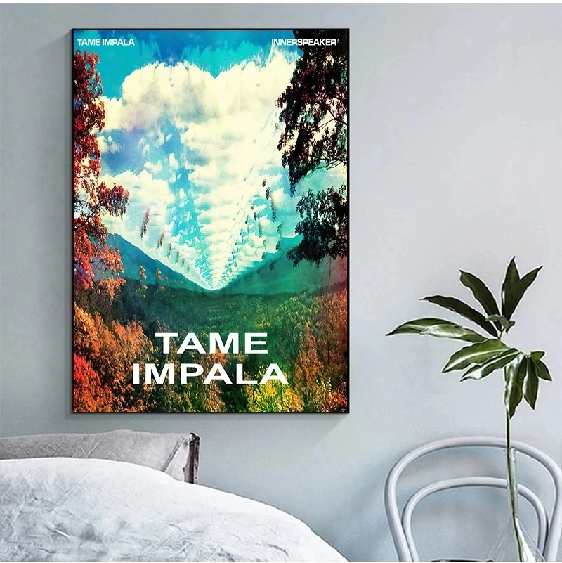 Yeni Tame Impala Psychedelic R - Musical Instrument Poster incelemesi ve fiyatı