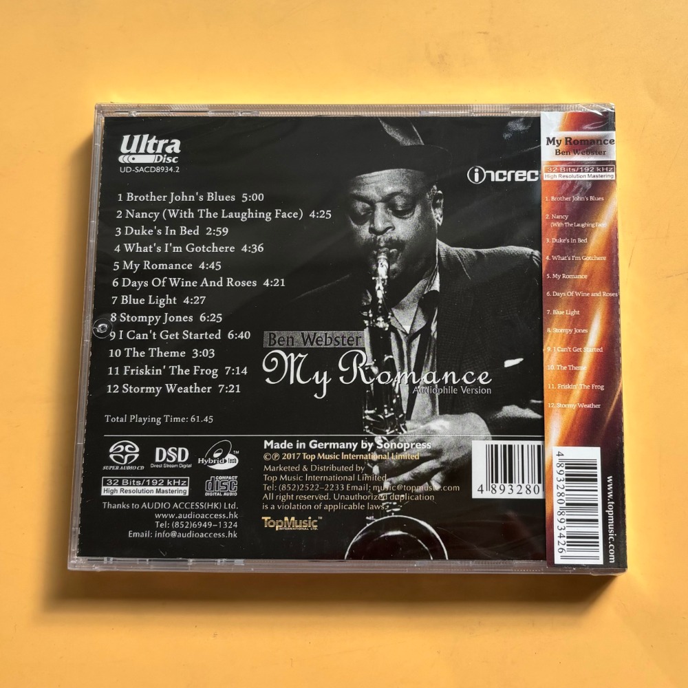 Ben Webster My Romance Caz CD' - Musical Instruments incelemesi ve fiyatı